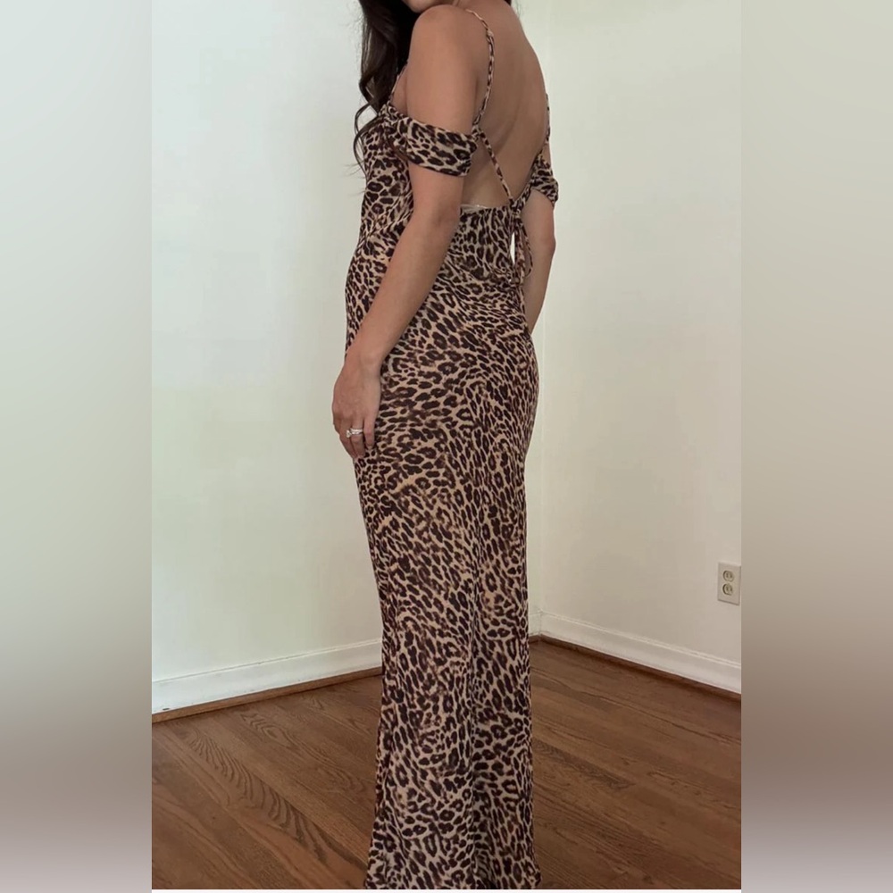 PERSONA The Shop - The Dream Girl Leopard Maxi Dress - S (NWOT) - Picture 6 of 6